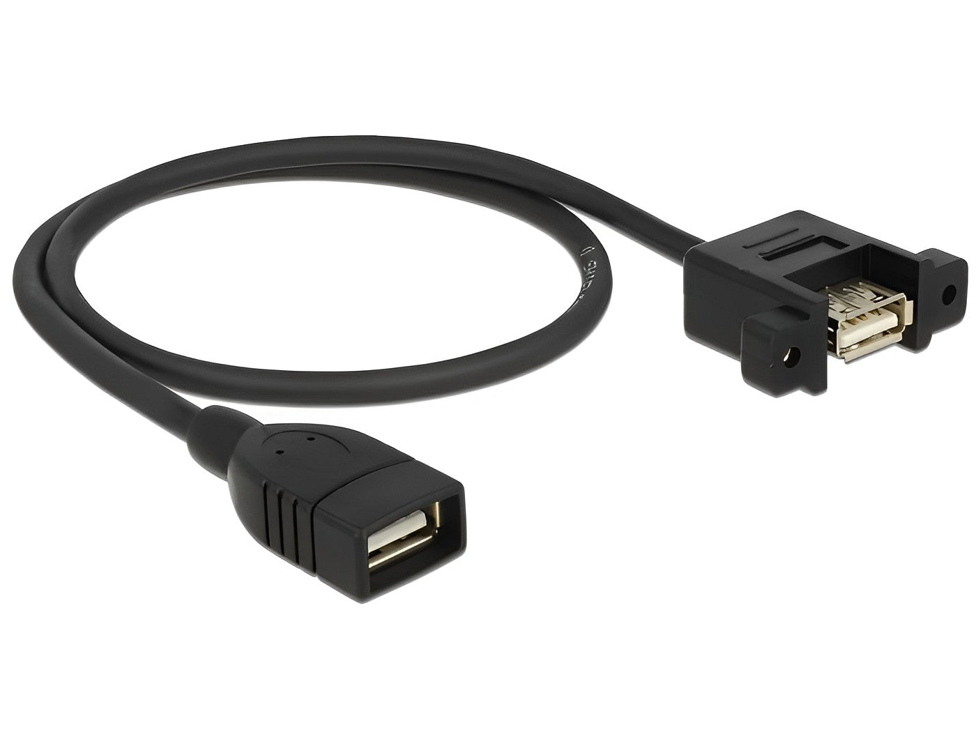 כבל מאריך USB-A 2.0 לפאנל נ/נ מרחק בין הברגים 30 מ"מ - delock.israel