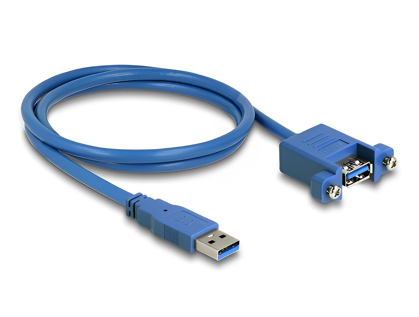 כבל מאריך USB-A 3.0 לפאנל ז/נ מרחק בין הברגים 30 מ"מ - delock.israel