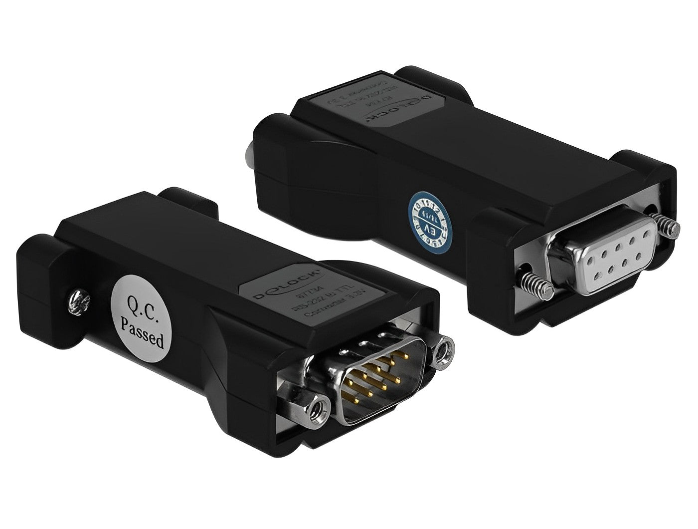 ממיר שקע DB9 Serial RS-232 לתקע DB9 Serial LVTTL / LVCMOS 3.3 V עם הגנת ESD - delock.israel