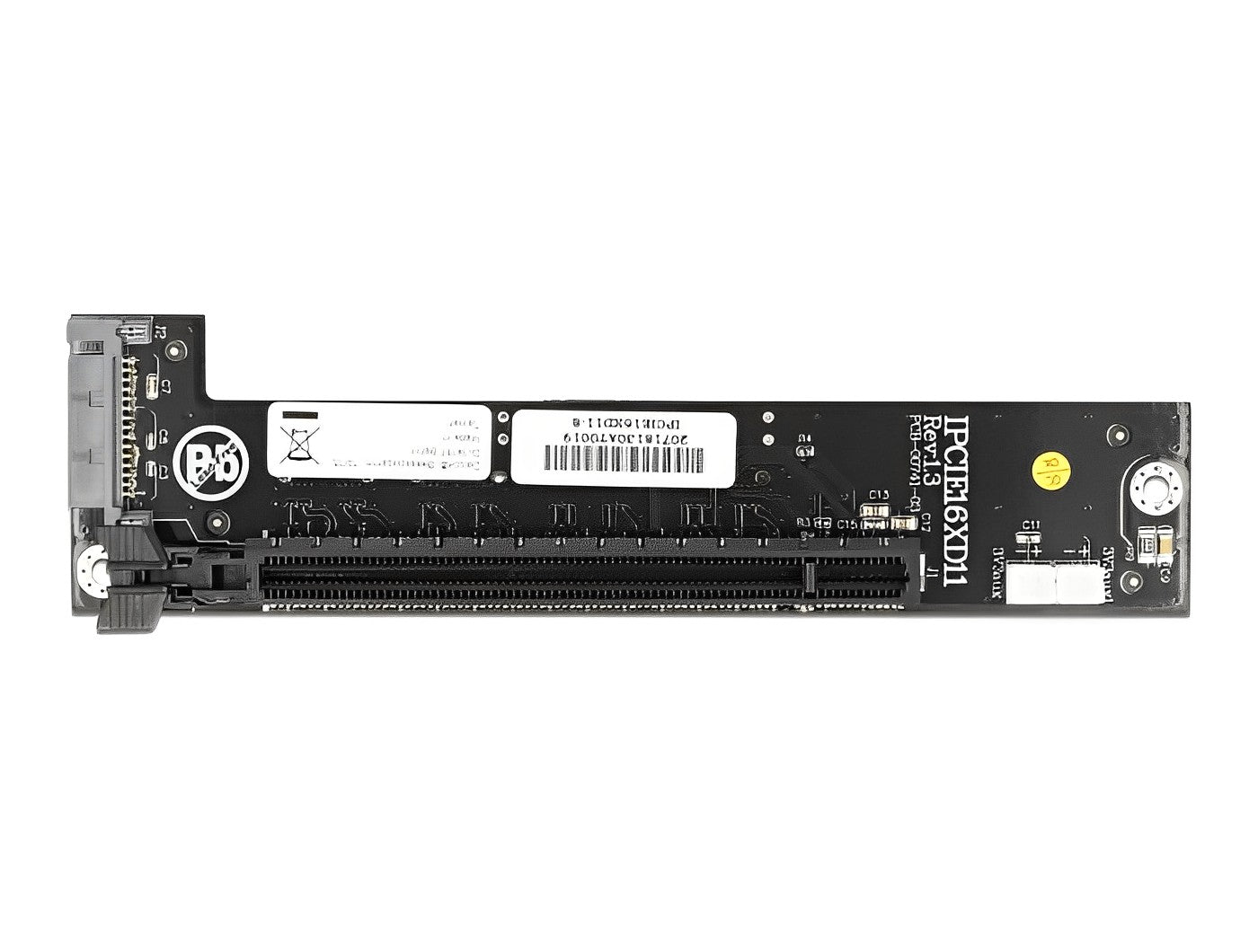 ממיר זה מבית Delock גרמניה מתחבר למערכת דרך ממשק SFF-8654 ומספק חריץ PCI Express x16, אליו ניתן לחבר כרטיסי PCI Express שונים