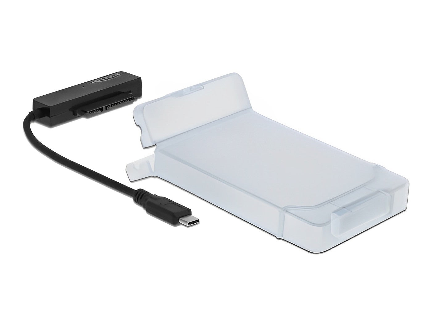 ממיר USB-C 3.2 Gen 2 לחיבור SATA 6 Gbps עם כיסוי הגנה 2.5 אינץ' - delock.israel