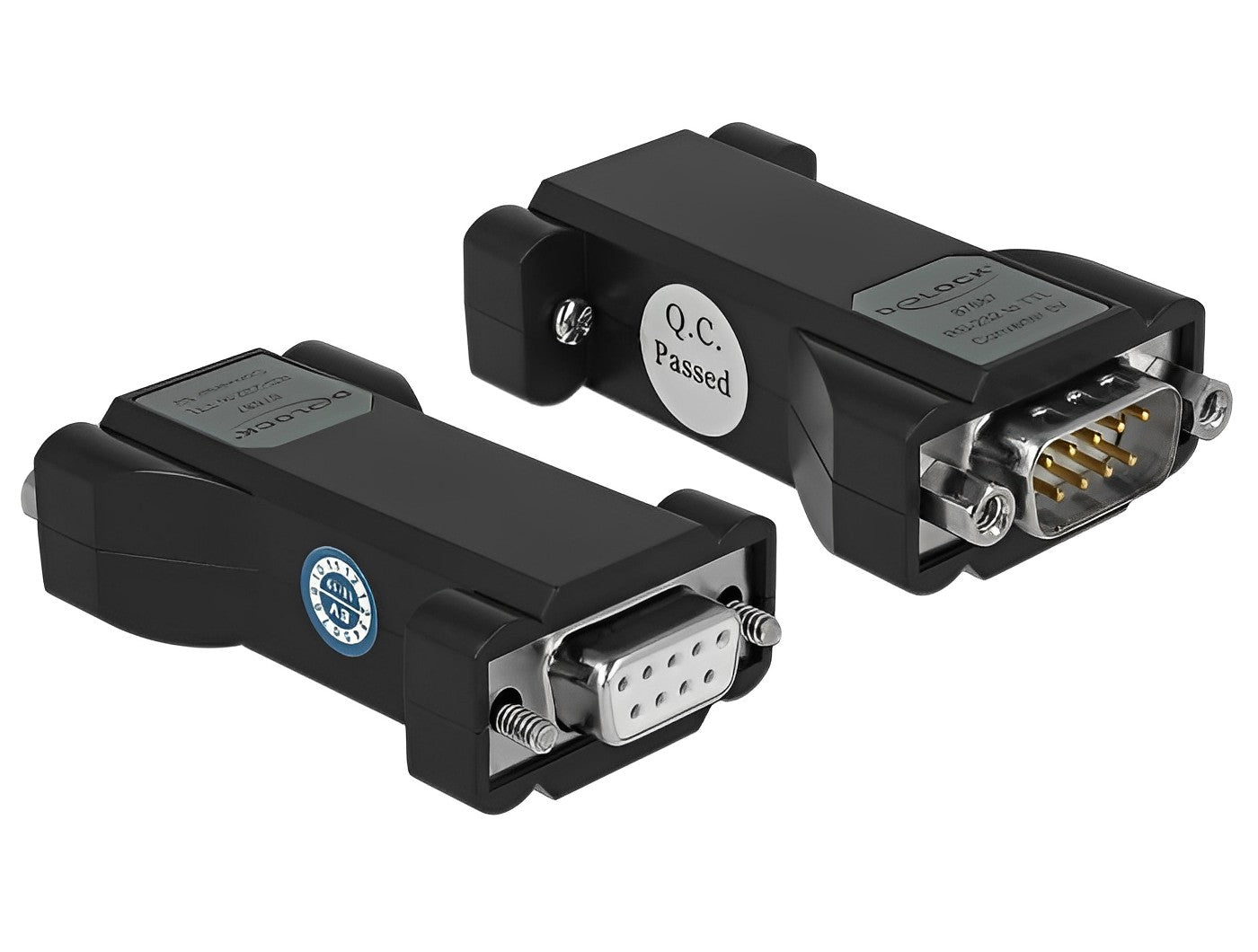 ממיר שקע DB9 Serial RS-232 לתקע DB9 Serial TTL / CMOS 5 V עם הגנת ESD - delock.israel