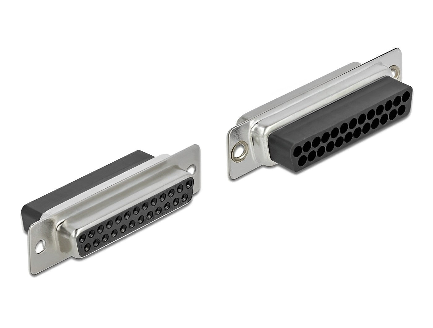 מעביר שקע D-Sub 25 Pin לשני שקעים RJ45 - delock.israel