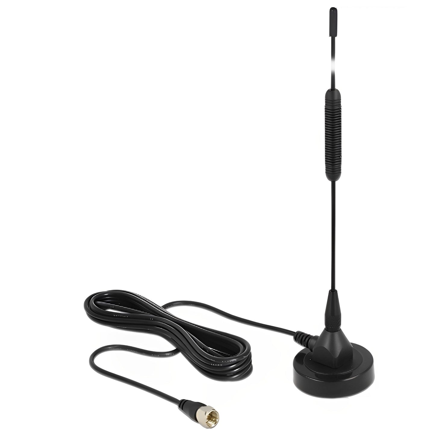 אנטנה כלל כיוונית DAB+ 0 dBi מחבר F plug לקליטת שידור רדיו דיגיטלי עם בסיס מגנטי - delock.israel