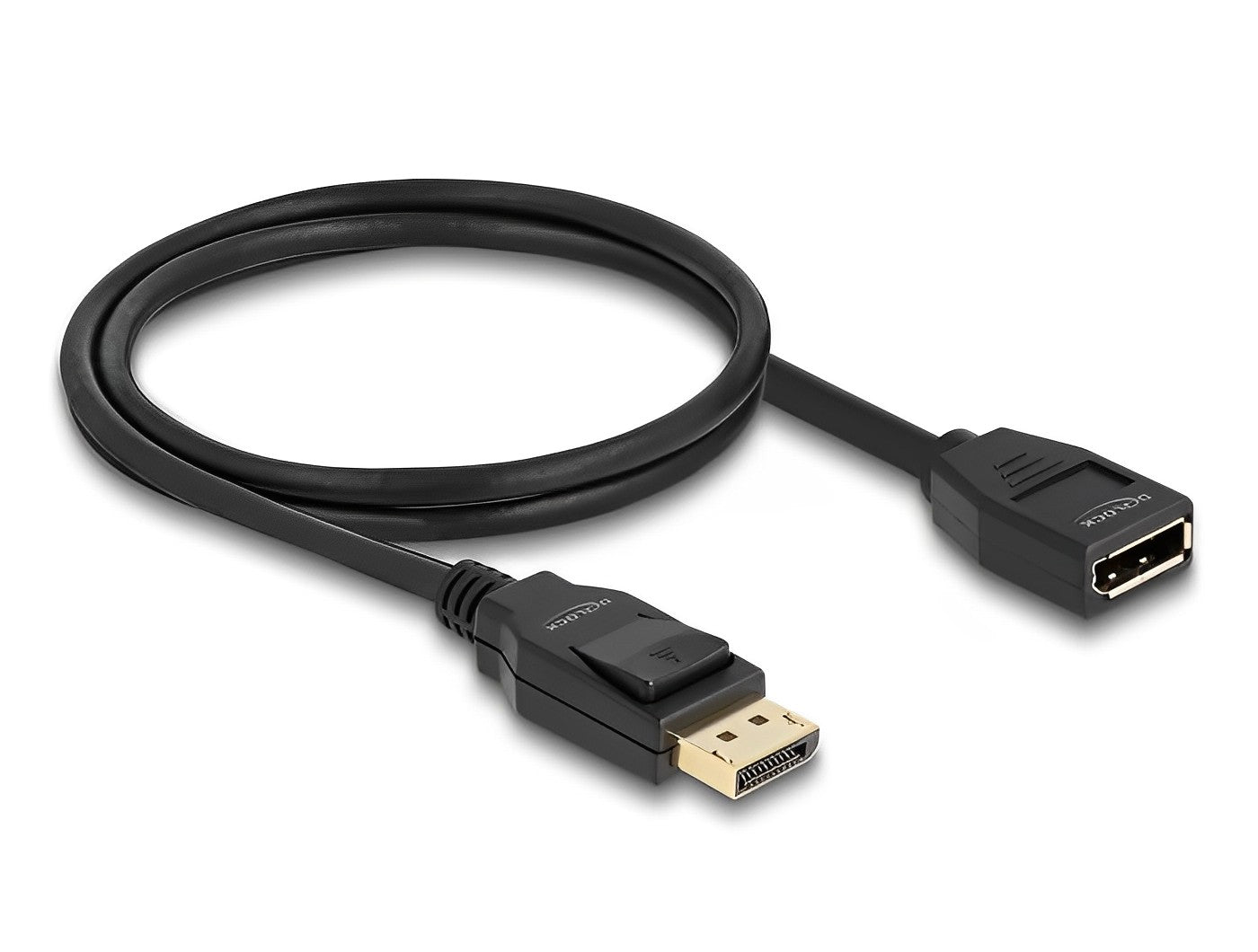 כבל מאריך DisplayPort 1.2 4K HDR ז/נ תומך 60 הרץ - delock.israel