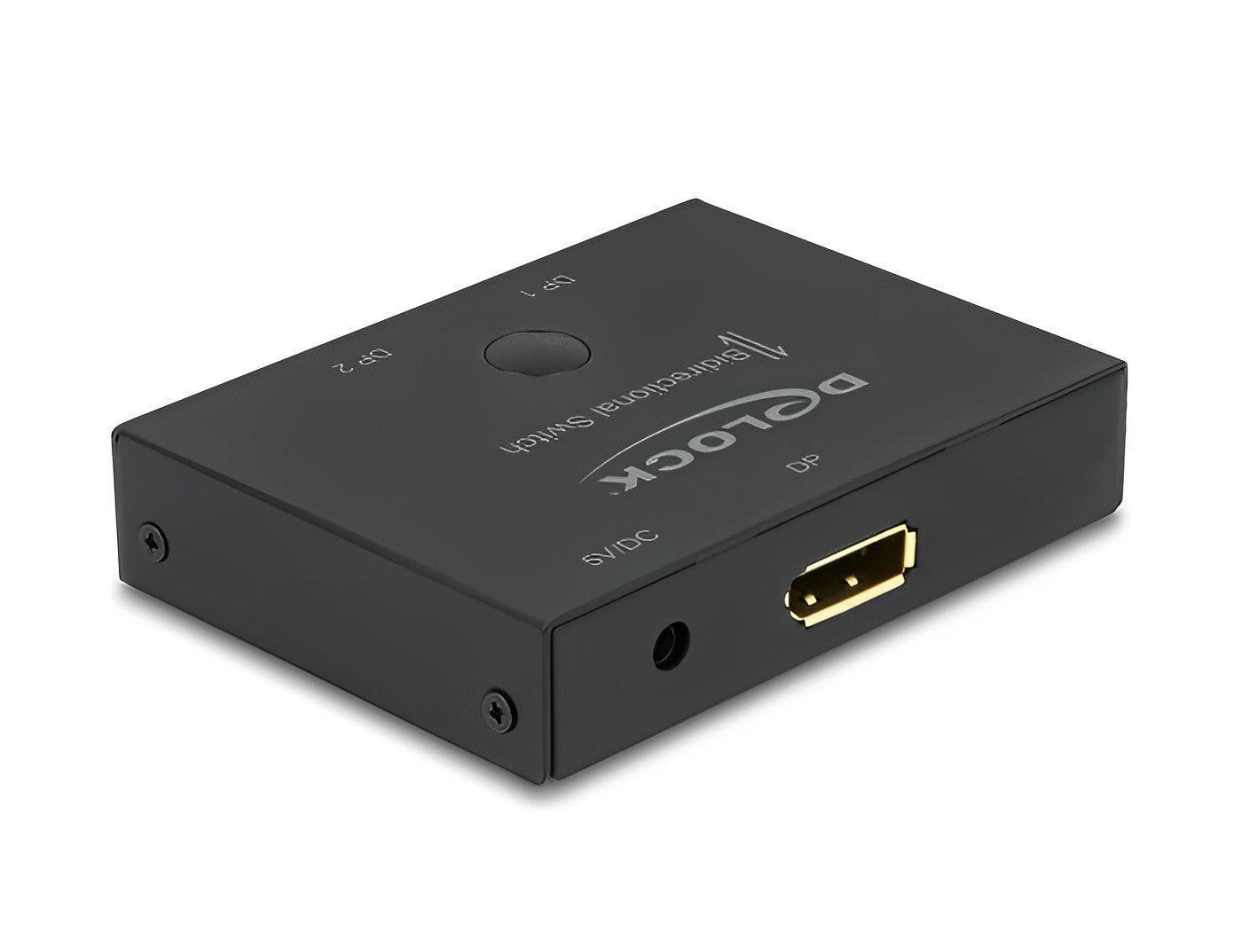 מיתוג דו - כיווני DisplayPort 8K עם 2 יציאות DP - delock.israel