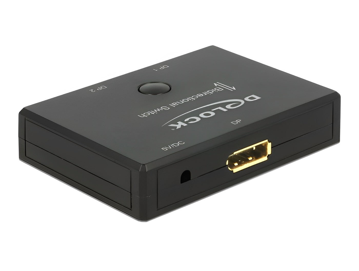 מיתוג דו - כיווני DisplayPort 4K עם 2 יציאות DP - delock.israel