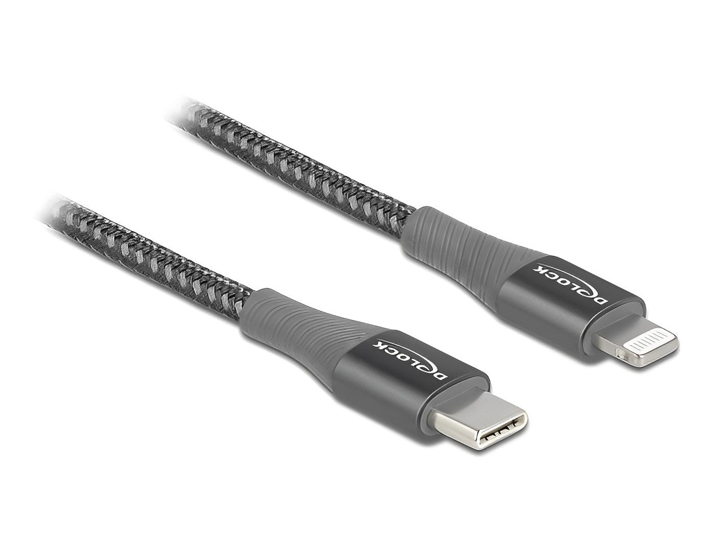 כבל טעינה ונתונים תקע USB-C לתקע Lightning MFi Certified - delock.israel
