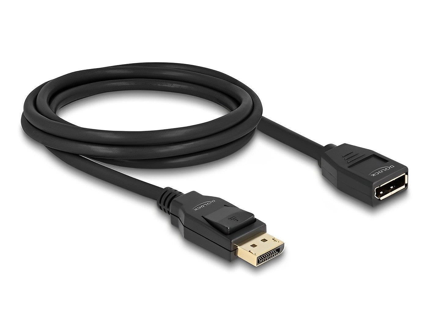 כבל מאריך DisplayPort 1.2 4K HDR ז/נ תומך 60 הרץ - delock.israel