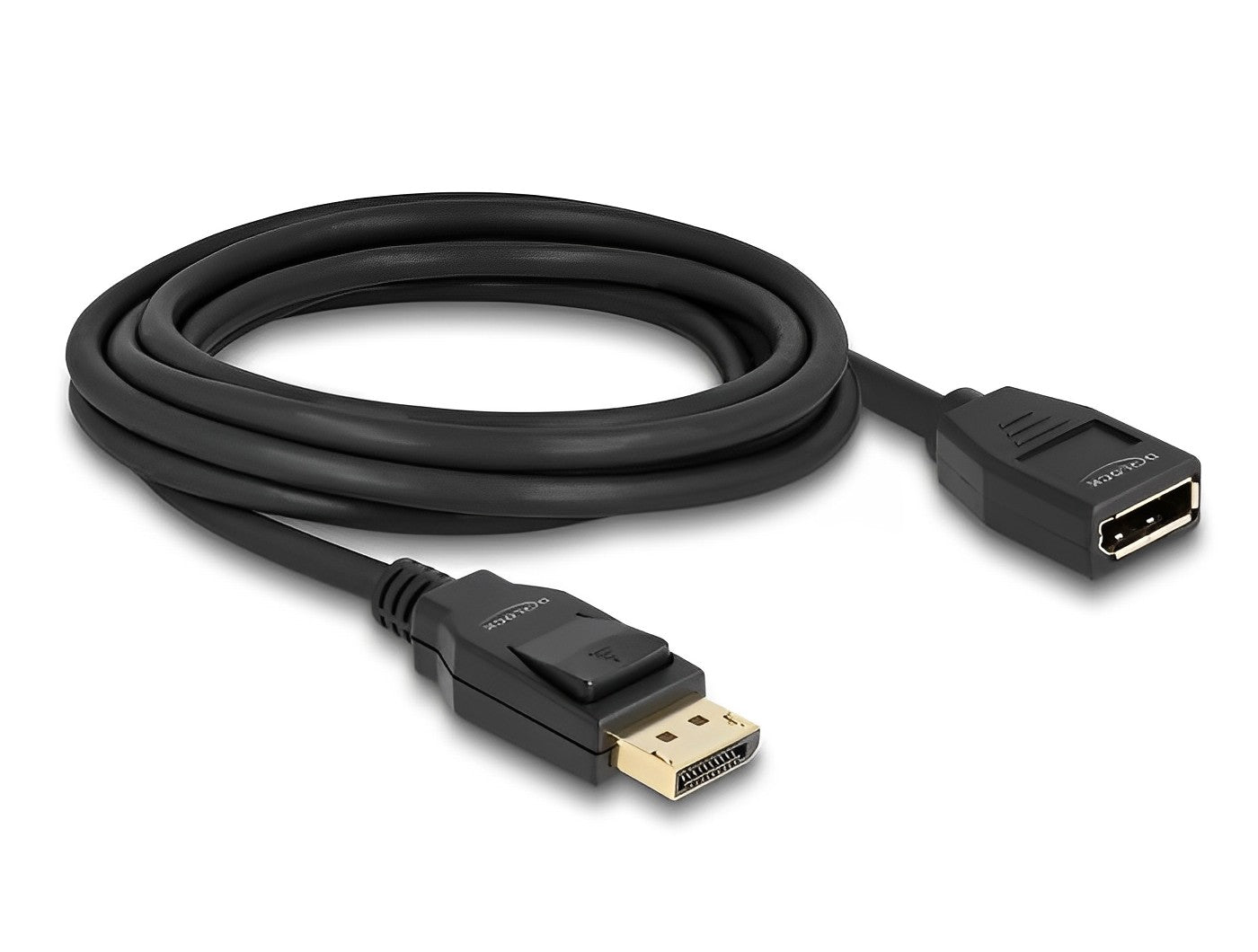 כבל מאריך DisplayPort 1.2 4K HDR ז/נ תומך 60 הרץ - delock.israel