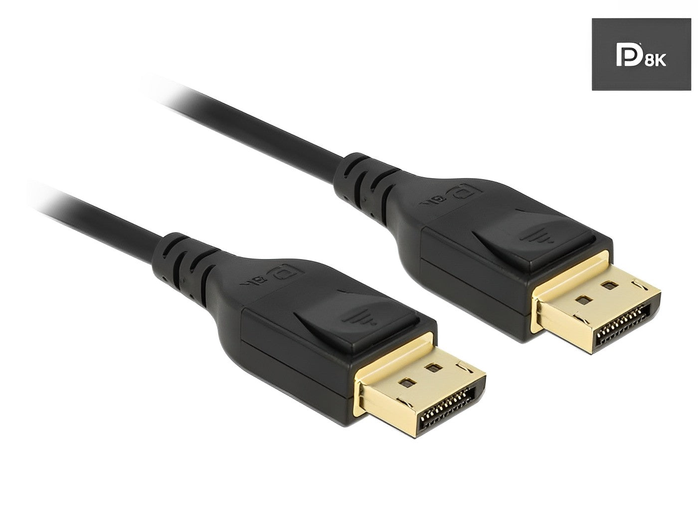 כבל DisplayPort 1.4 8K Certified ז/ז תומך 60 הרץ - delock.israel