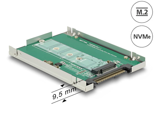 מארז חיצוני U.2 SFF-8639 2.5″ לכונן M.2 PCIe NVMe SSD - delock.israel