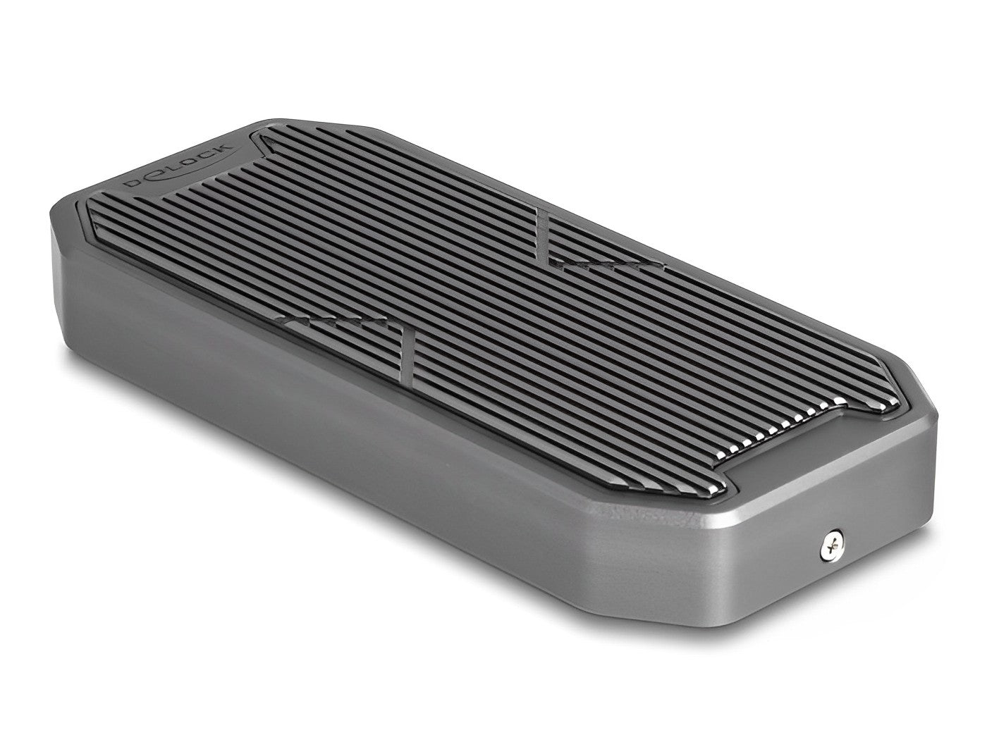 מארז גיימינג USB-C 3.2 Gen 2x2 20Gbps RGB LED לכונן M.2 PCIe NVMe SSD - delock.israel