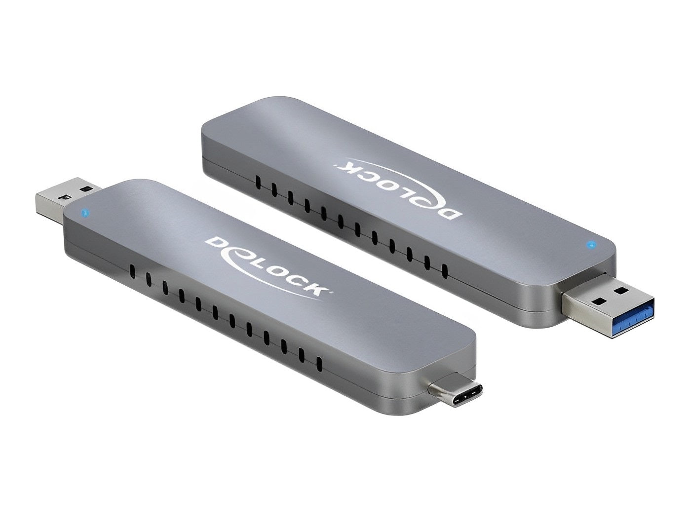 מארז חיצוני USB 3.2 Gen2 10Gbps לכונן M.2 PCIe NVMe SSD - delock.israel