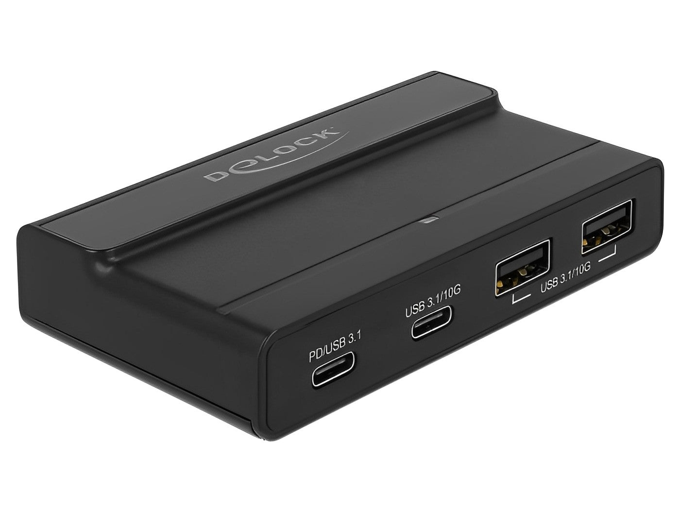 מפצל מקצועי USB-C 3.1 Gen 2 10Gbps PD 60Watt אקטיבי עם 4 יציאות USB-A/C - delock.israel