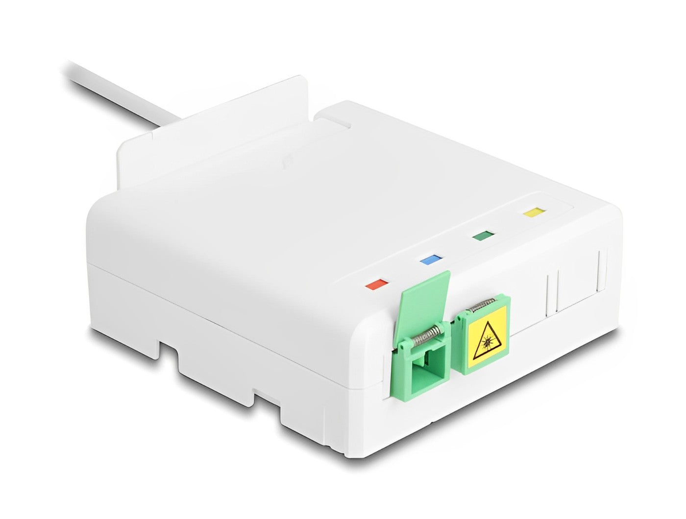 כבל אופטי דרופ SC/APC Simplex Drop cable כולל קופסת חיבורים FTTH - delock.israel