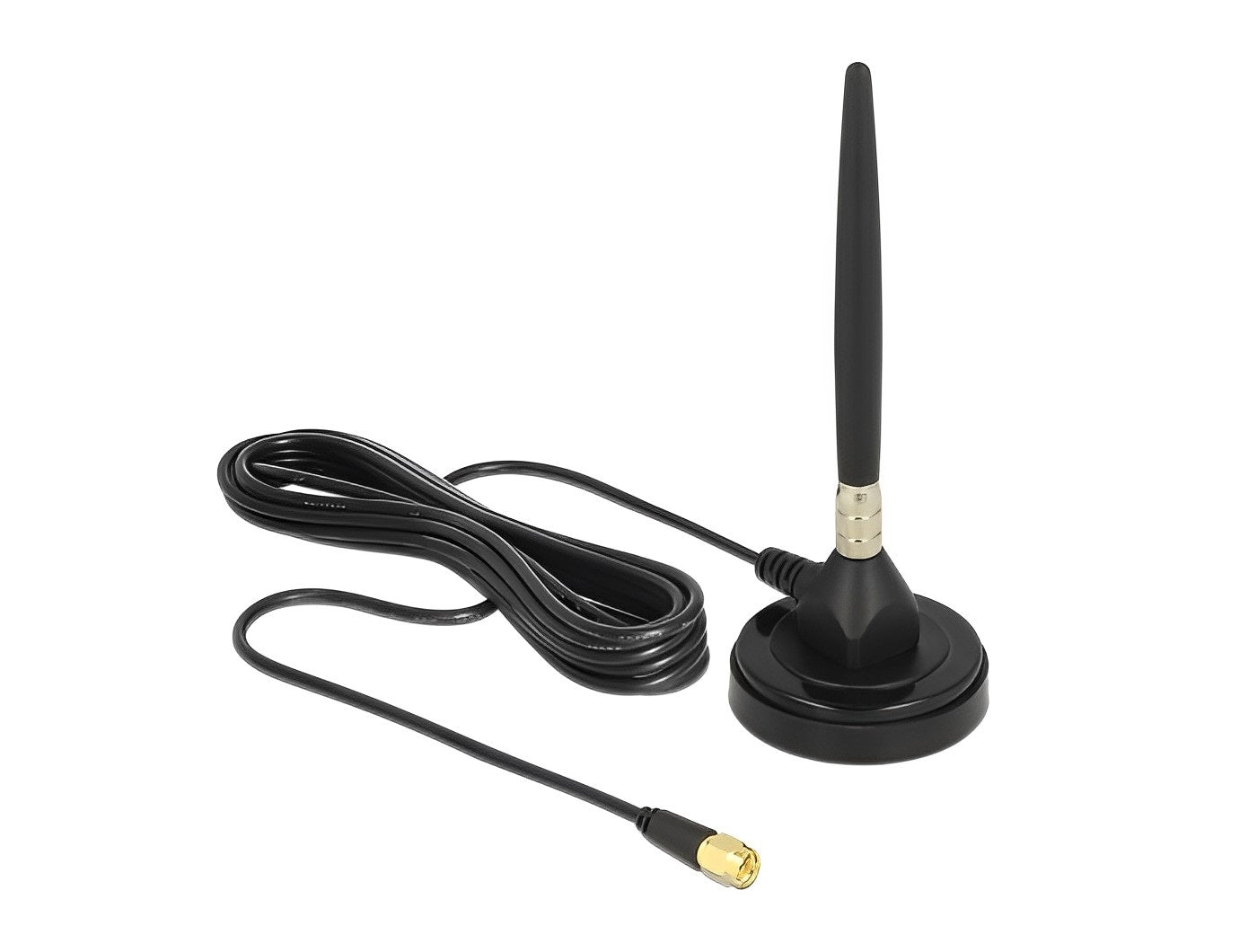 אנטנה כלל כיוונית GSM 3 dBi חיצונית עם בסיס מגנטי מחבר SMA plug - delock.israel