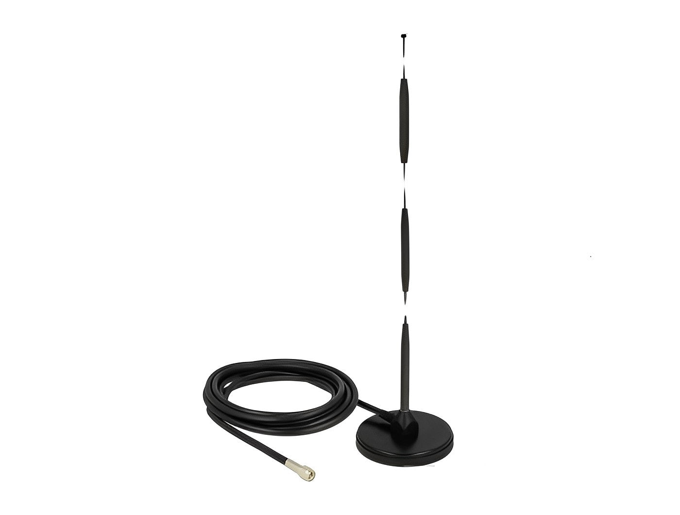 אנטנה כלל כיוונית GSM 7 dBi חיצונית עם בסיס מגנטי מחבר SMA plug - delock.israel