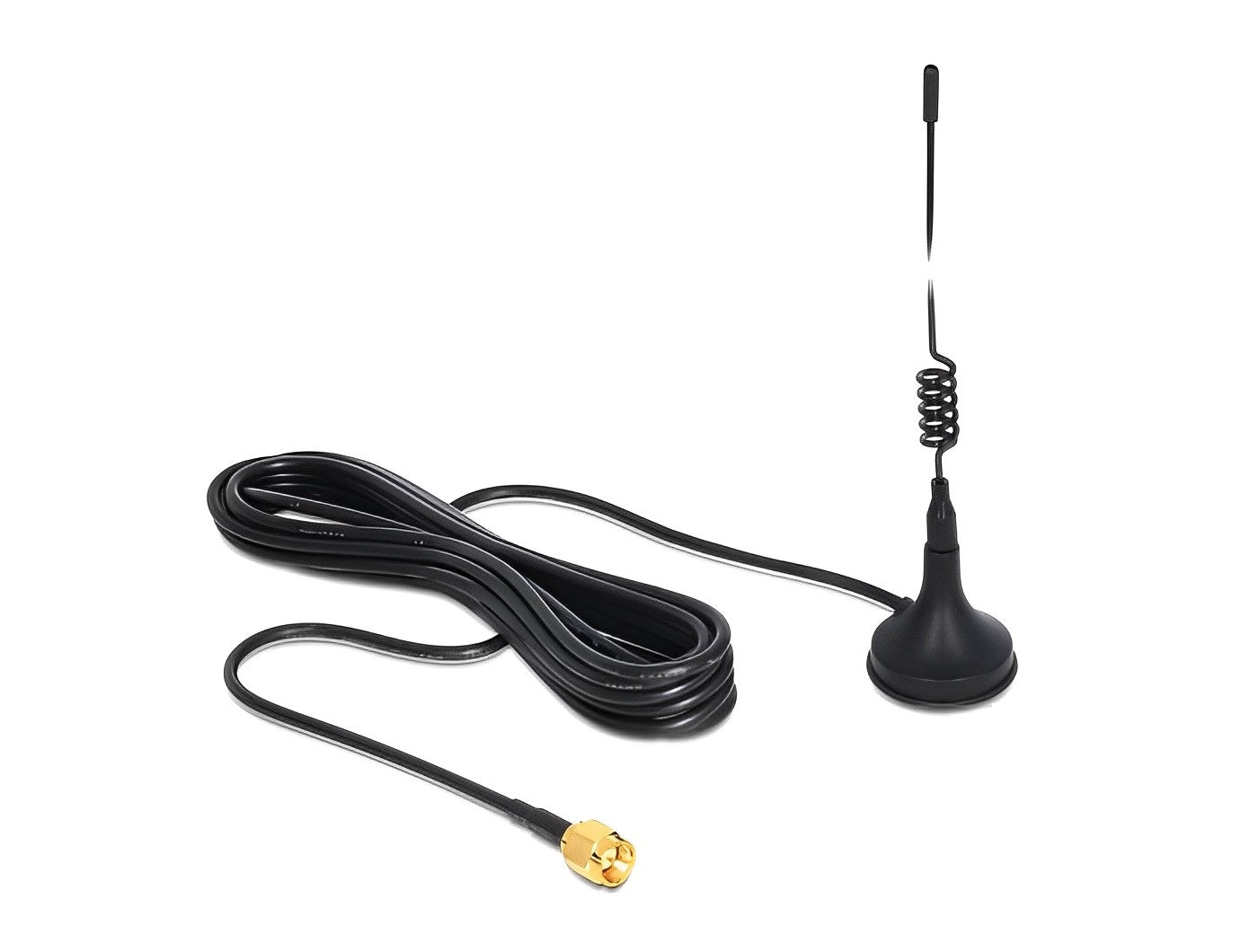 אנטנה כלל כיוונית GSM / UMTS 3 dBi חיצונית עם בסיס מגנטי מחבר SMA plug - delock.israel