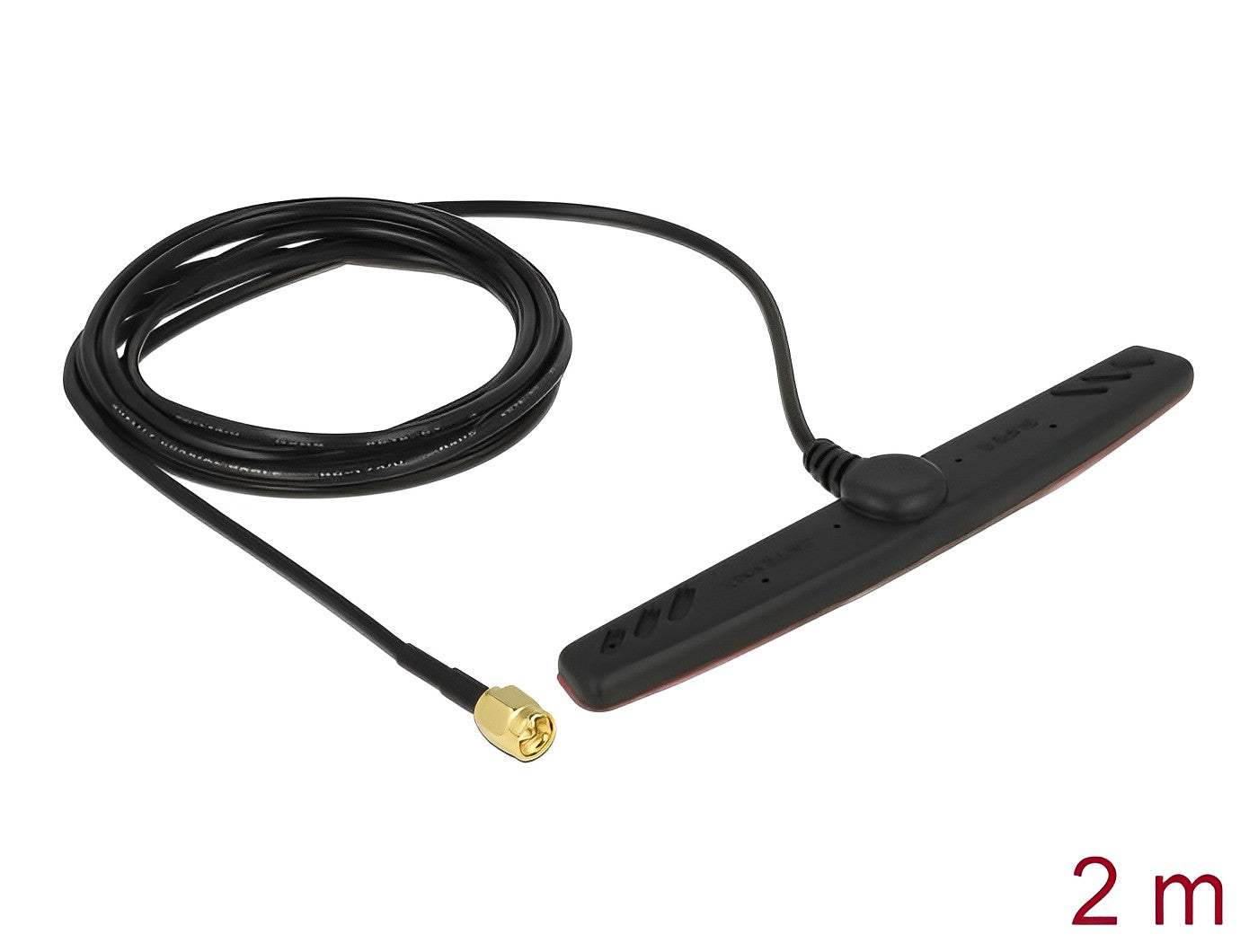 אנטנה כלל כיוונית GSM UMTS LTE 2.5 dBi פנימית בהדבקה עצמית מחבר SMA plug - delock.israel