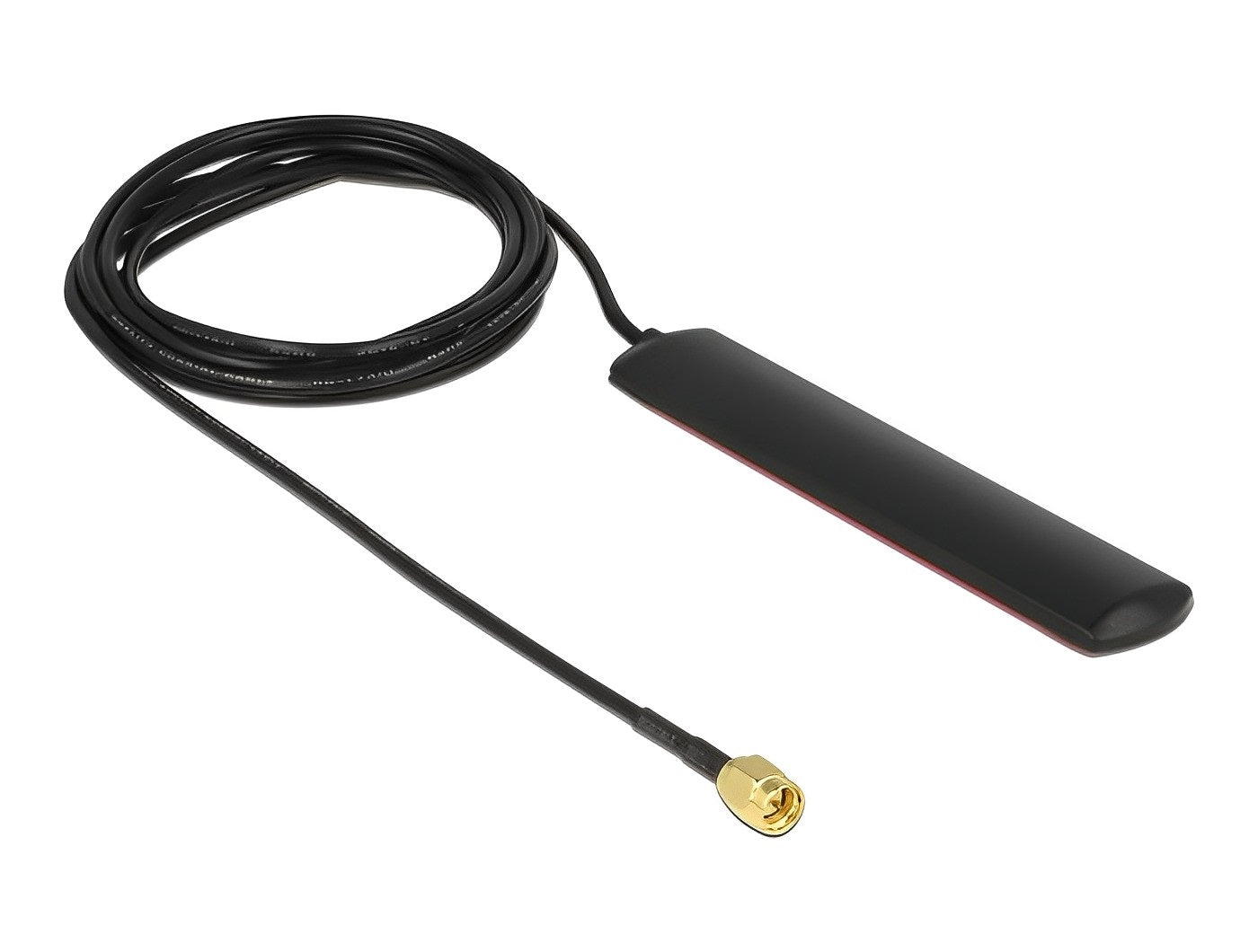 אנטנה כלל כיוונית GSM UMTS LTE WLAN 2.4 GHz 2 dBi פנימית בהדבקה עצמית מחבר SMA plug - delock.israel