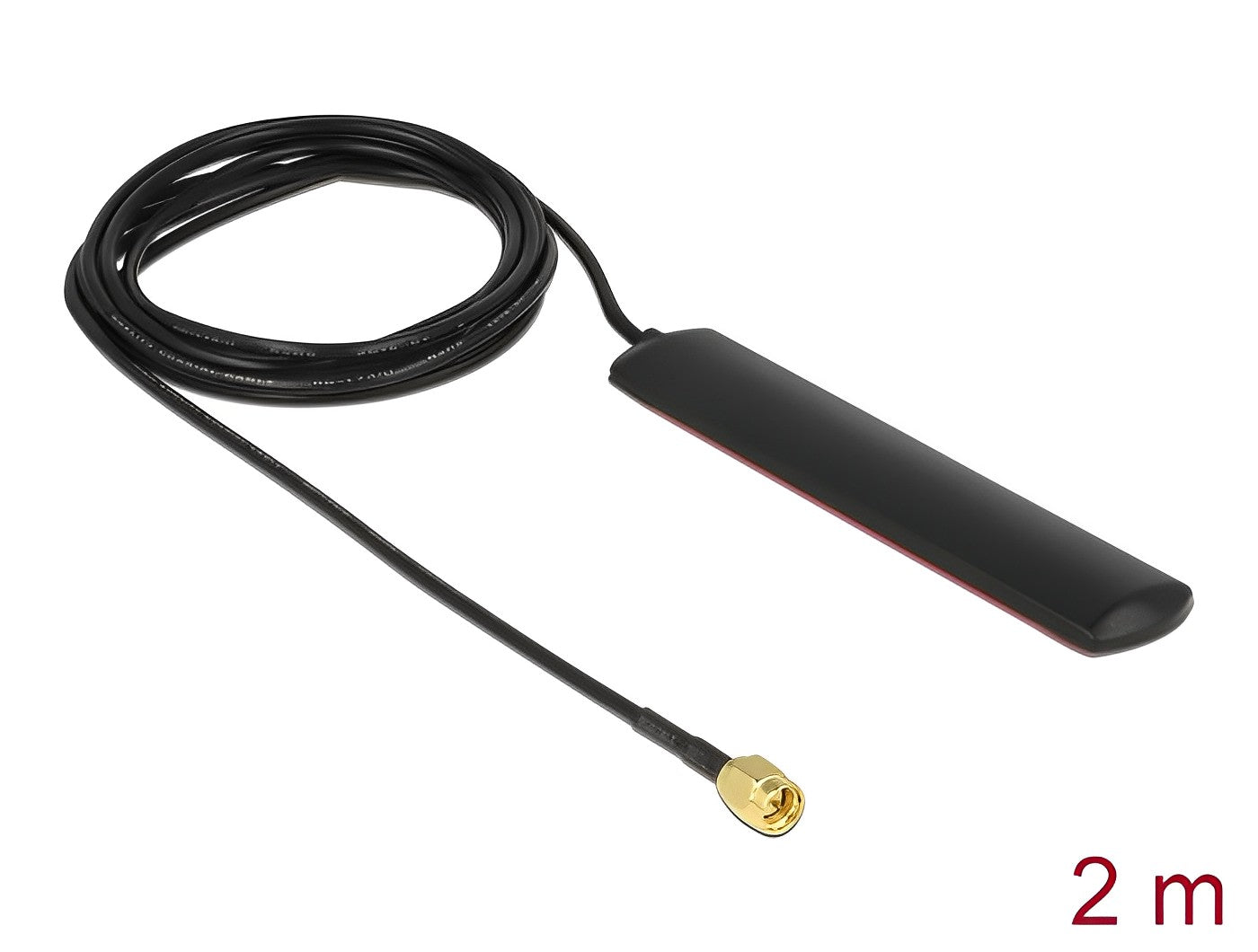 אנטנה כלל כיוונית GSM UMTS LTE WLAN 2.4 GHz 2 dBi פנימית בהדבקה עצמית מחבר SMA plug - delock.israel