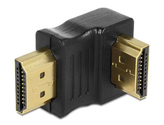 מתאם HDMI ז/ז בזווית 90° למטה - delock.israel