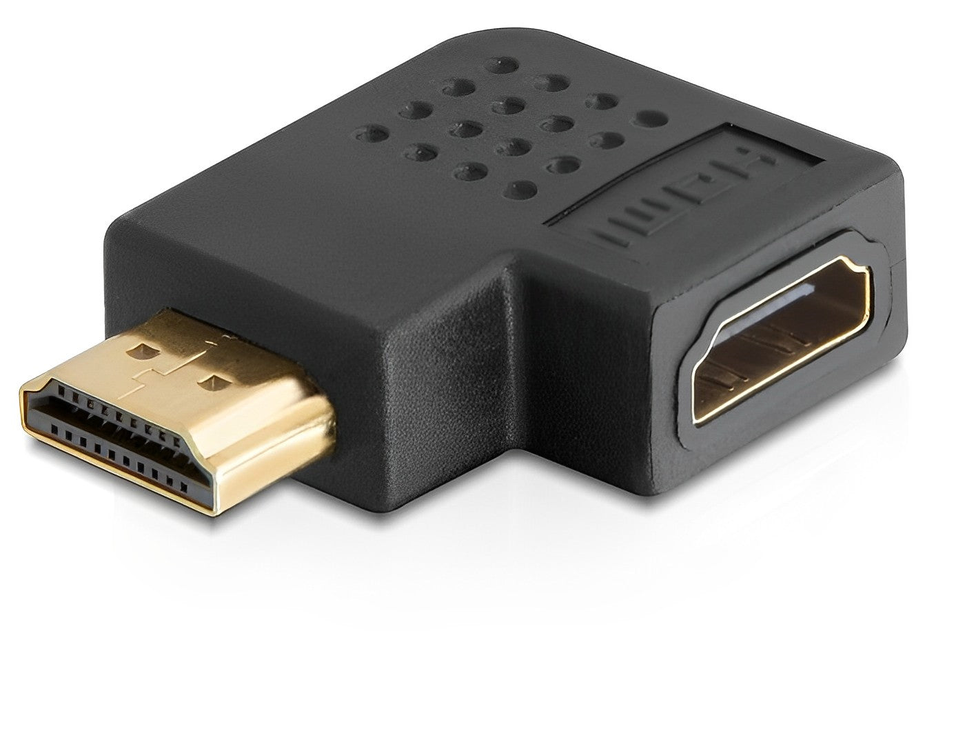 מתאם HDMI ז/נ בזווית 90° ימינה - delock.israel