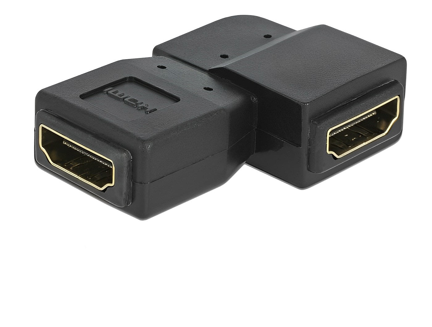 מתאם HDMI נ/נ בזווית 90° שמאלה - delock.israel