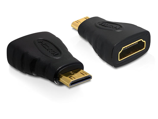 מתאם מיני HDMI זכר לשקע HDMI - delock.israel