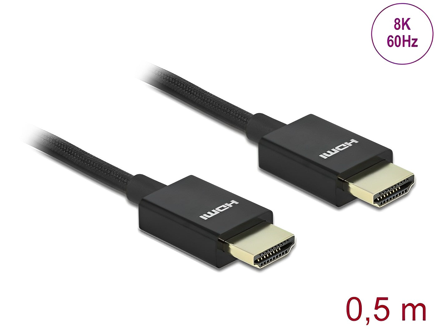 כבל קואקסיאלי HDMI 8K ז/ז תומך 60 הרץ - delock.israel