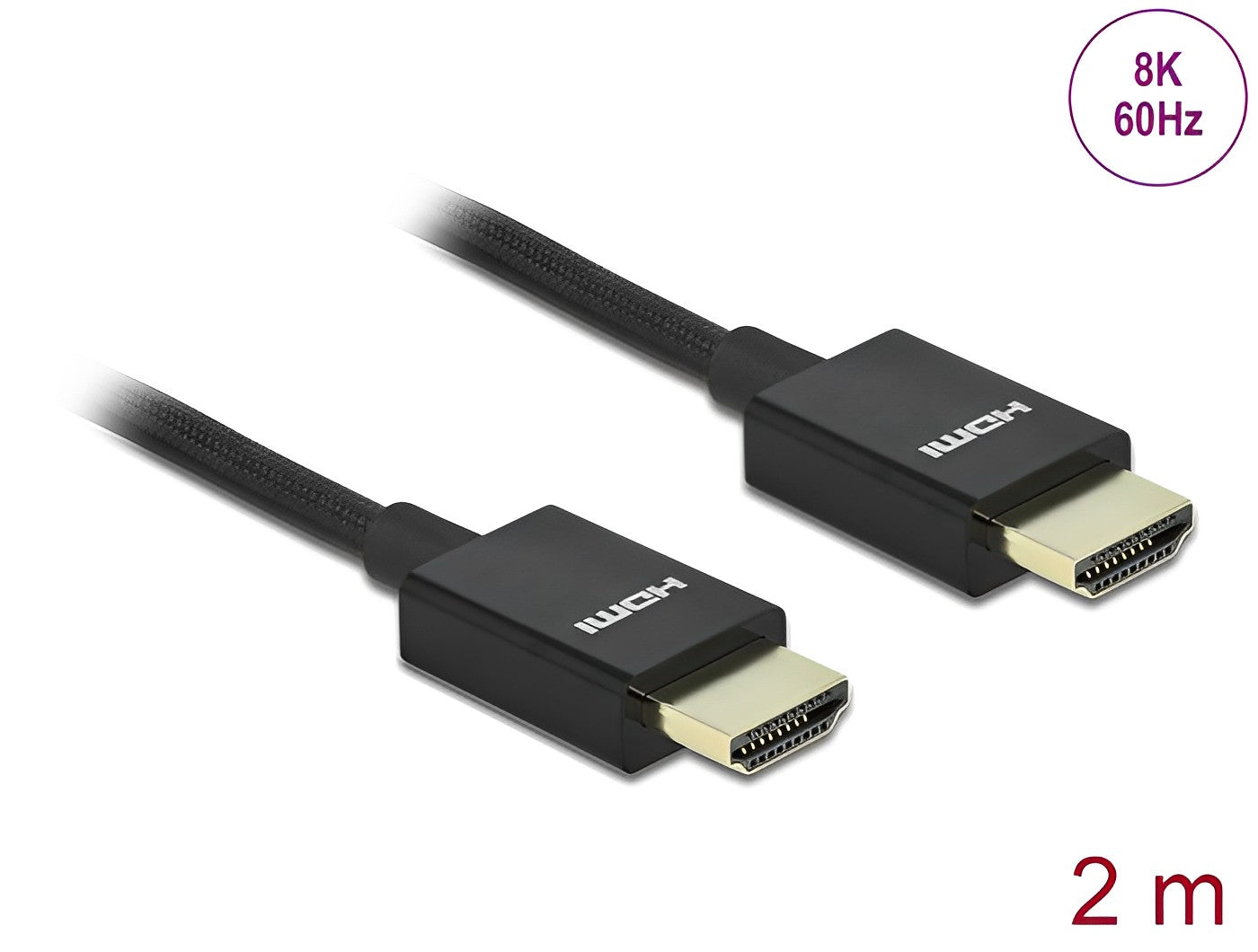 כבל קואקסיאלי HDMI 8K ז/ז תומך 60 הרץ - delock.israel