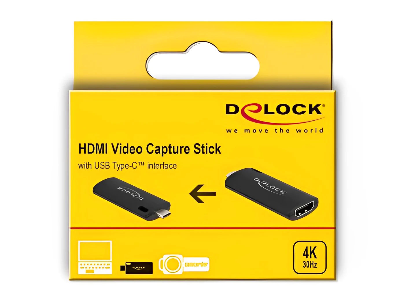 לכידת וידאו HDMI 4K בחיבור USB-C צ'יפ MS2109- delock.israel