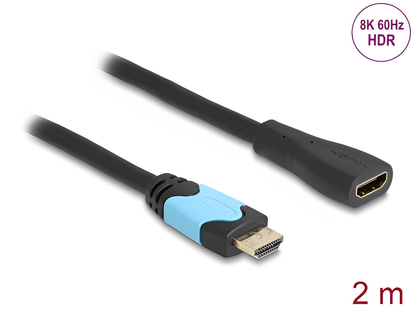 כבל מאריך HDMI 8K ז/נ תומך 60 הרץ - delock.israel