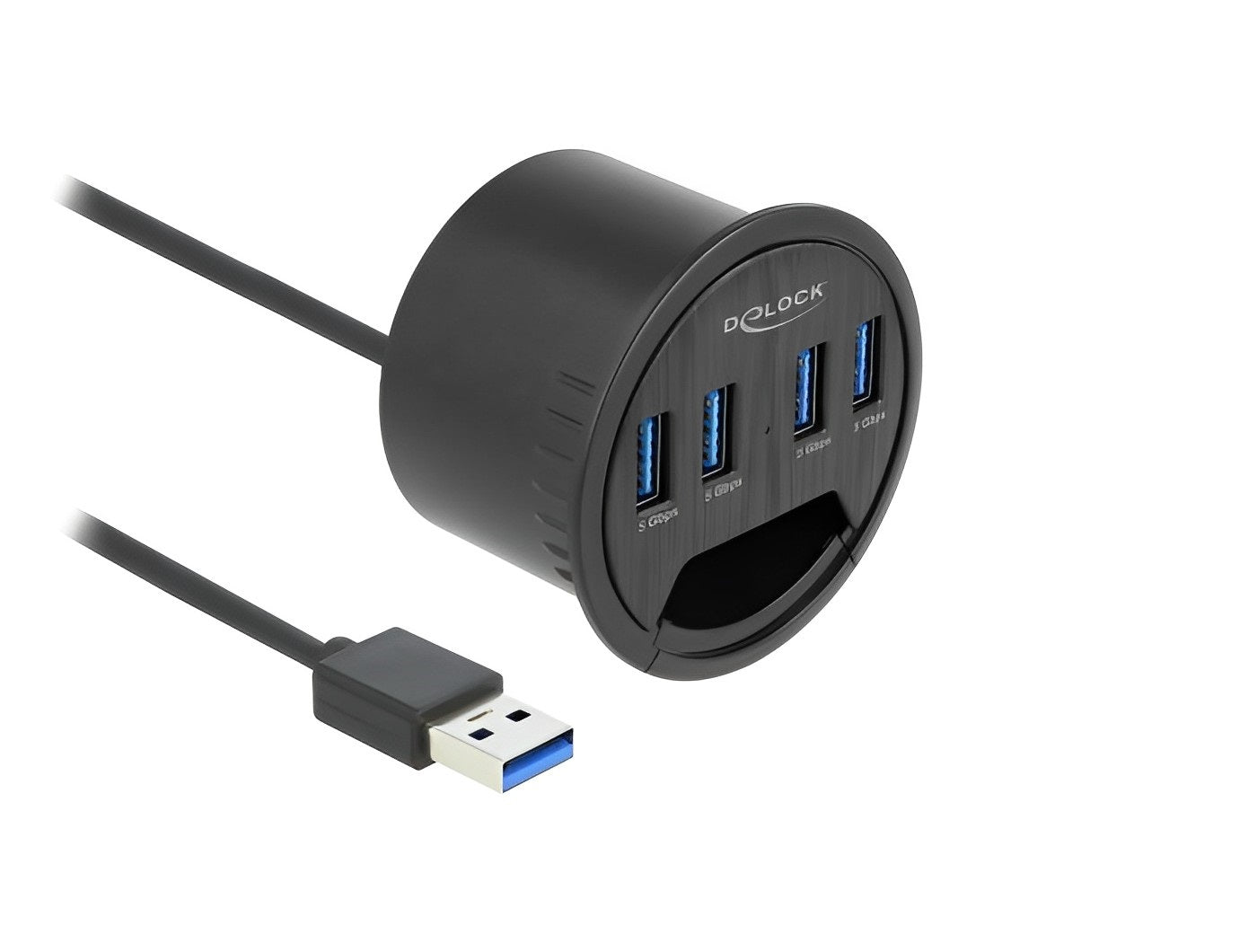 מפצל שולחני USB 3.2 Gen 1 5Gbps עם 4 יציאות USB-A - delock.israel