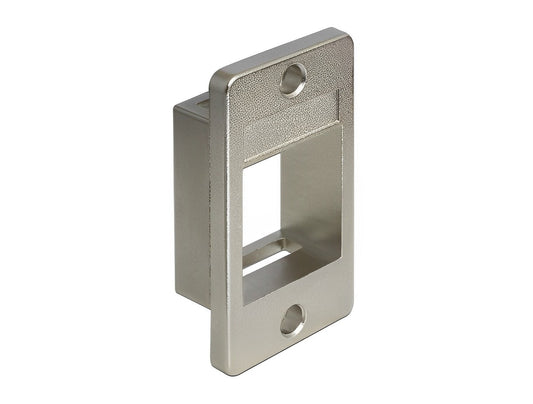 תושבת להרכבת שקע קיסטון RJ45 בפאנל - delock.israel