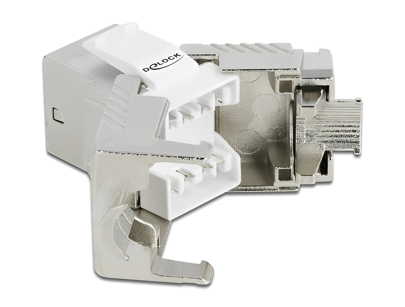 שקע קיסטון מסוכך RJ45 Cat.8.1 GHMT Certified - delock.israel