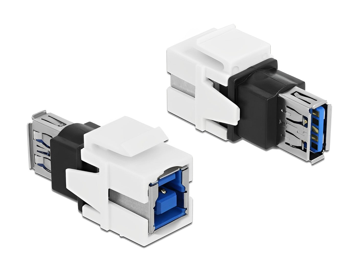 מתאם קיסטון USB 3.0 שקע USB-A לשקע USB-B - delock.israel