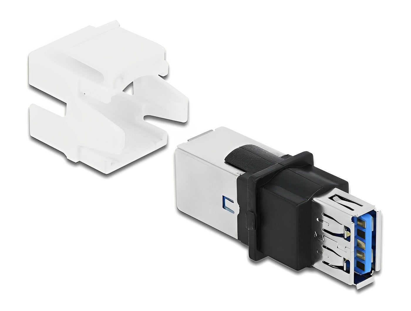 מתאם קיסטון USB 3.0 שקע USB-A לשקע USB-B - delock.israel