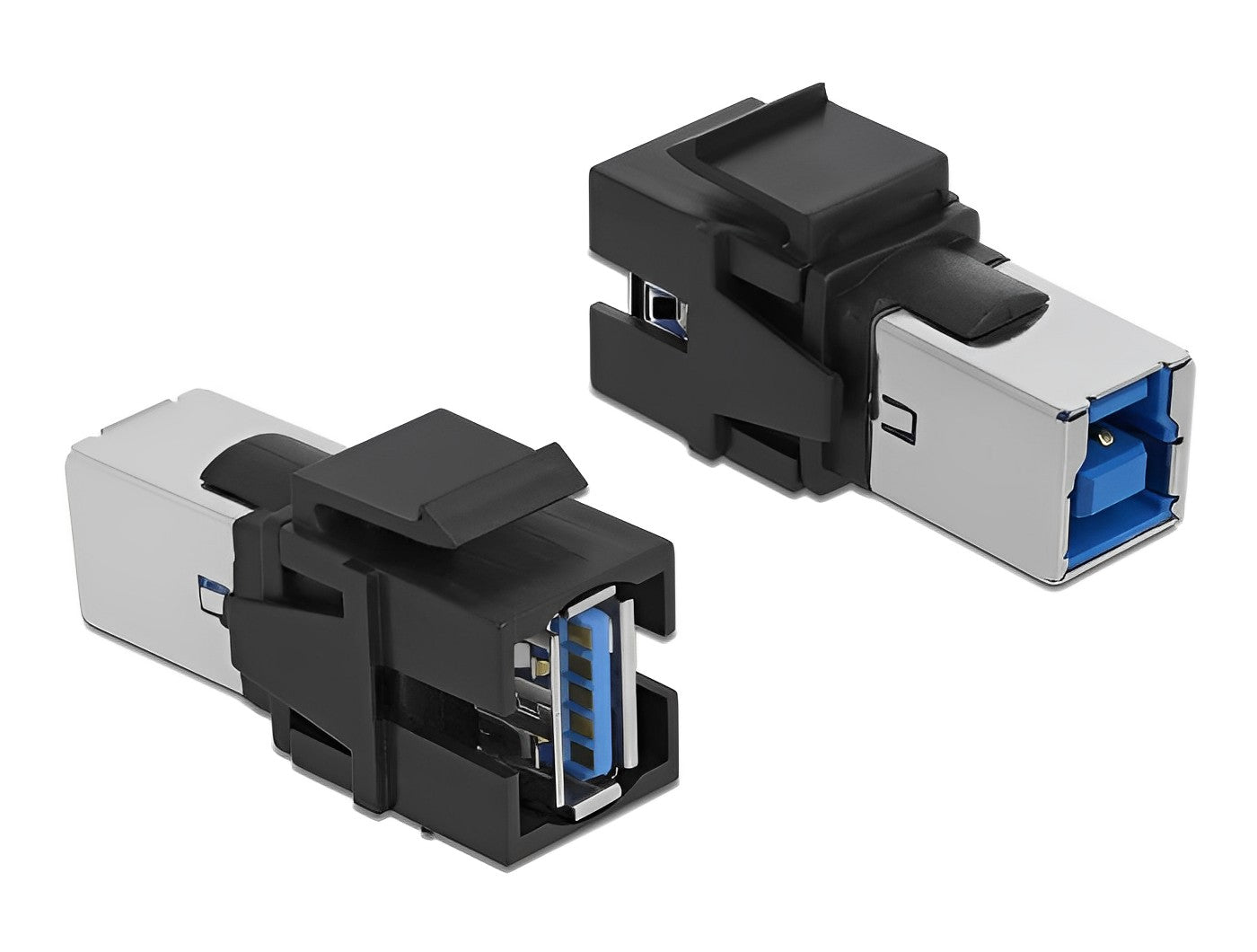 מתאם קיסטון USB 3.0 שקע USB-A לשקע USB-B - delock.israel