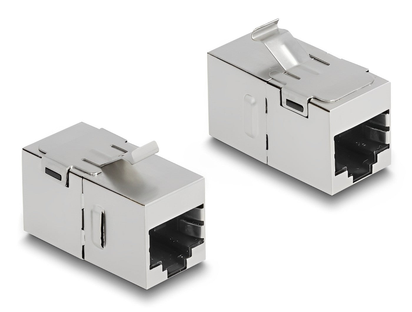 מתאם קיסטון מסוכך RJ45 Cat.6A STP נ/נ - delock.israel