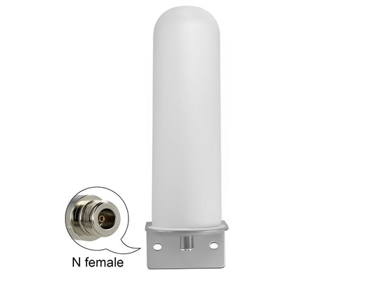 אנטנה כלל כיוונית LTE 4 - 6 dBi חיצונית מחבר N Jack - delock.israel