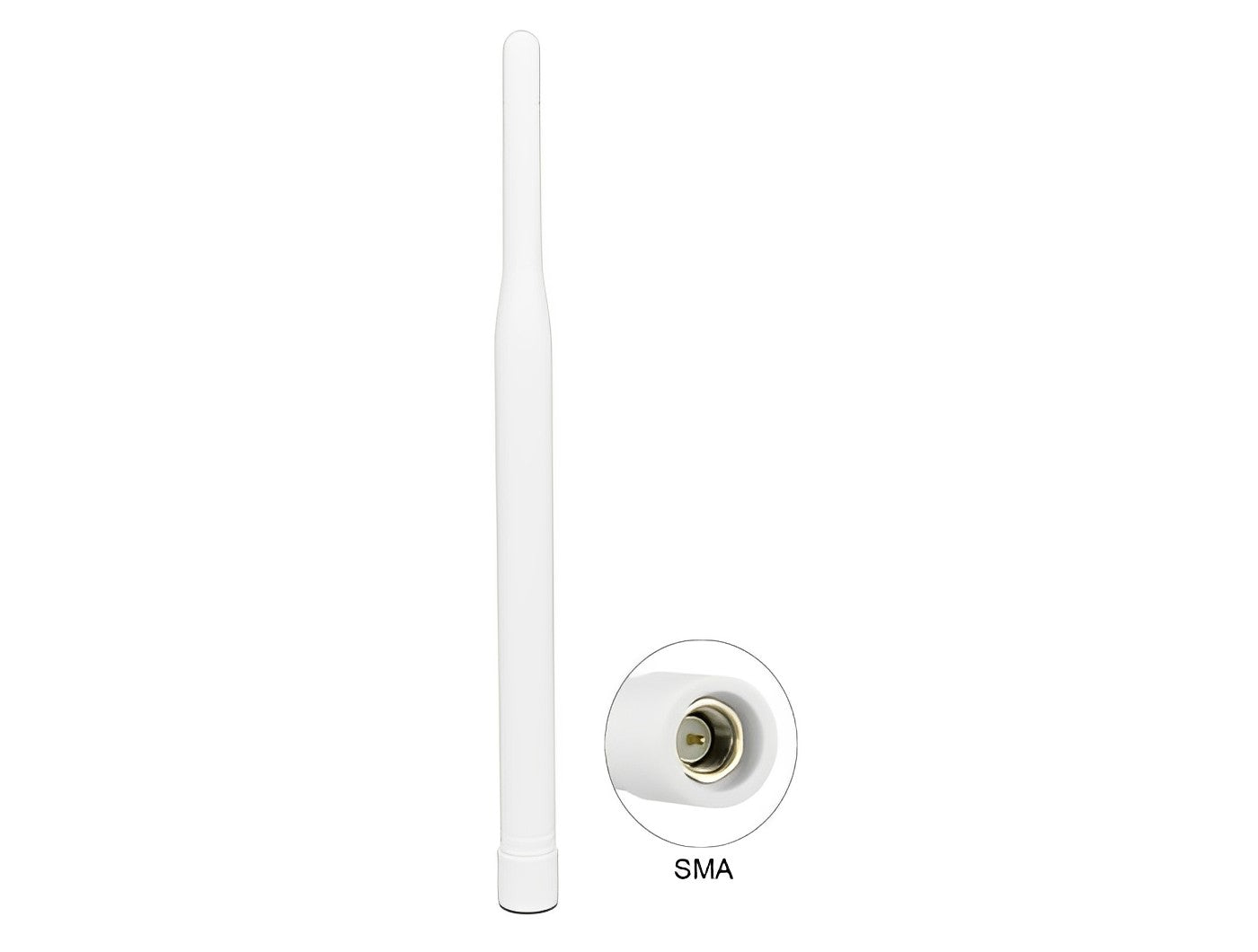 אנטנה כלל כיוונית LTE 0.3 - 2.9 dBi פנימית מחבר SMA plug - delock.israel