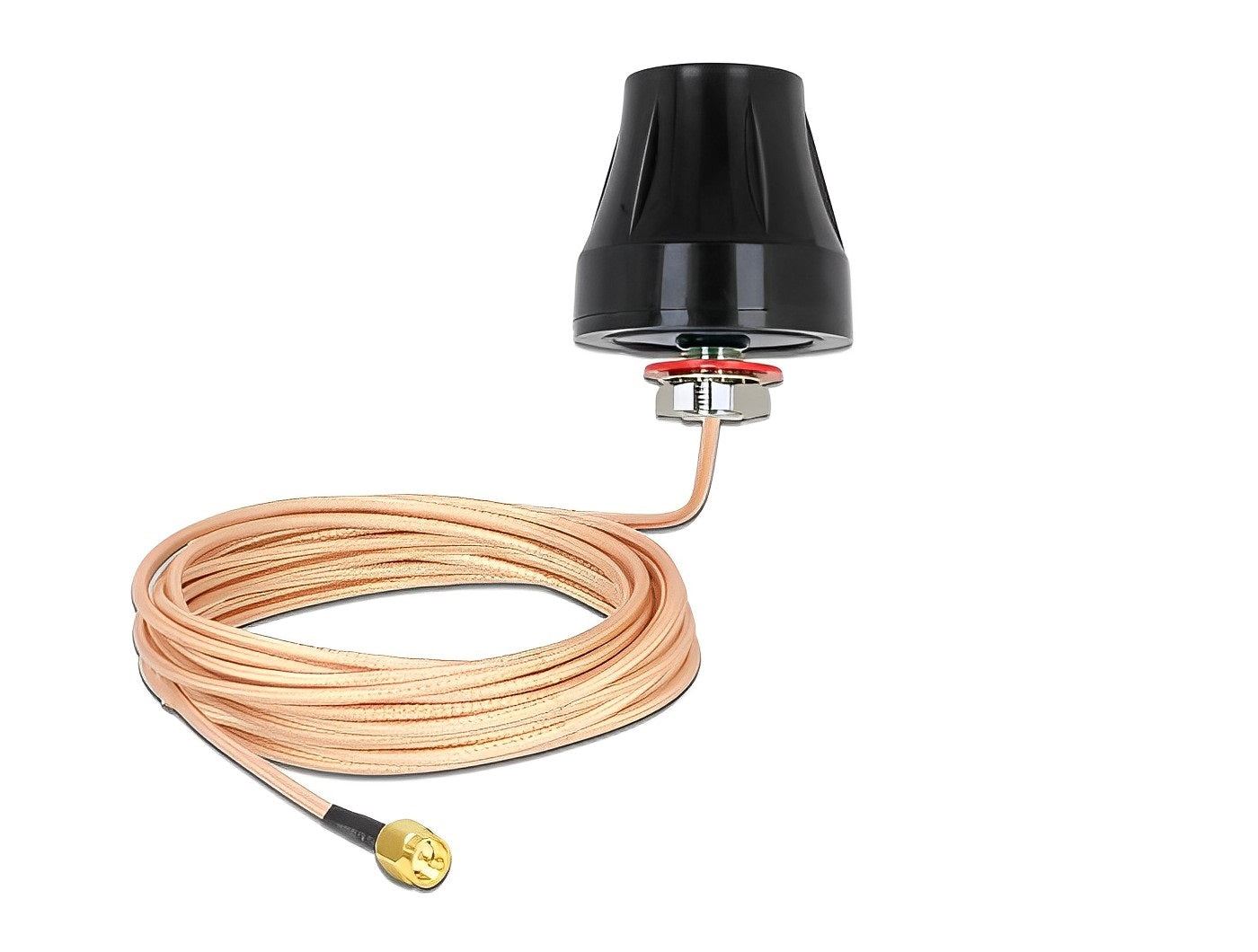 אנטנה כלל כיוונית LTE 2 dBi חיצונית IP67 עם כבל RG-316U מחבר SMA plug - delock.israel