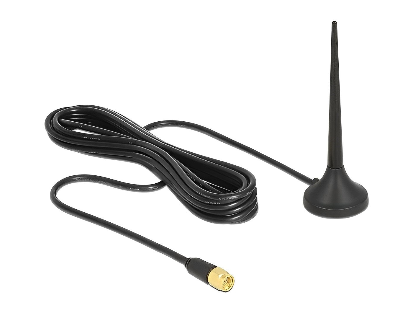 אנטנה כלל כיוונית LTE / GSM / UMTS 3 dBi חיצונית עם בסיס מגנטי מחבר SMA plug - delock.israel