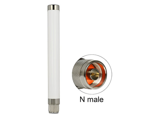 אנטנה כלל כיוונית LoRa 868 MHz 1.89 dBi חיצונית מחבר N plug - delock.israel
