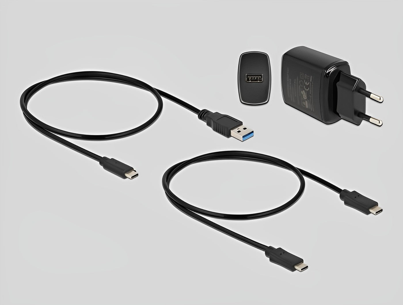 תחנת עגינה USB-C 3.2 Gen 2 עבור 2 כונני M.2 SATA SSD עם פונקציית שכפול דיסקים - delock.israel