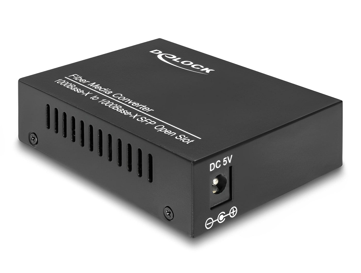 ממיר מדיה אופטי שקע SFP MM לשקע SFP SM תומך 1 גיגה - delock.israel