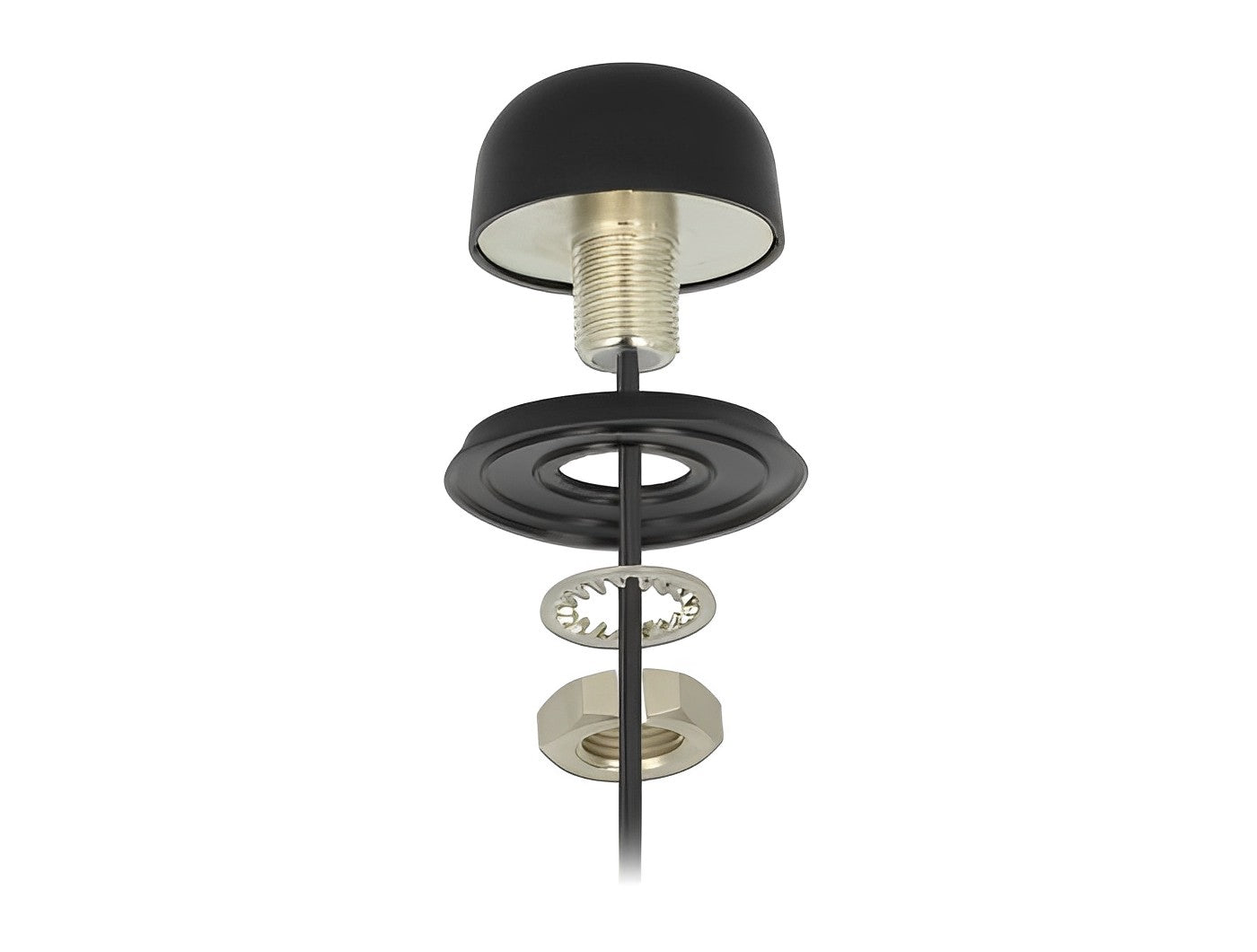 אנטנה כלל כיוונית Multiband GNSS GSM UMTS LTE חיצונית IP67 עם 2 מחברים SMA plug - delock.israel