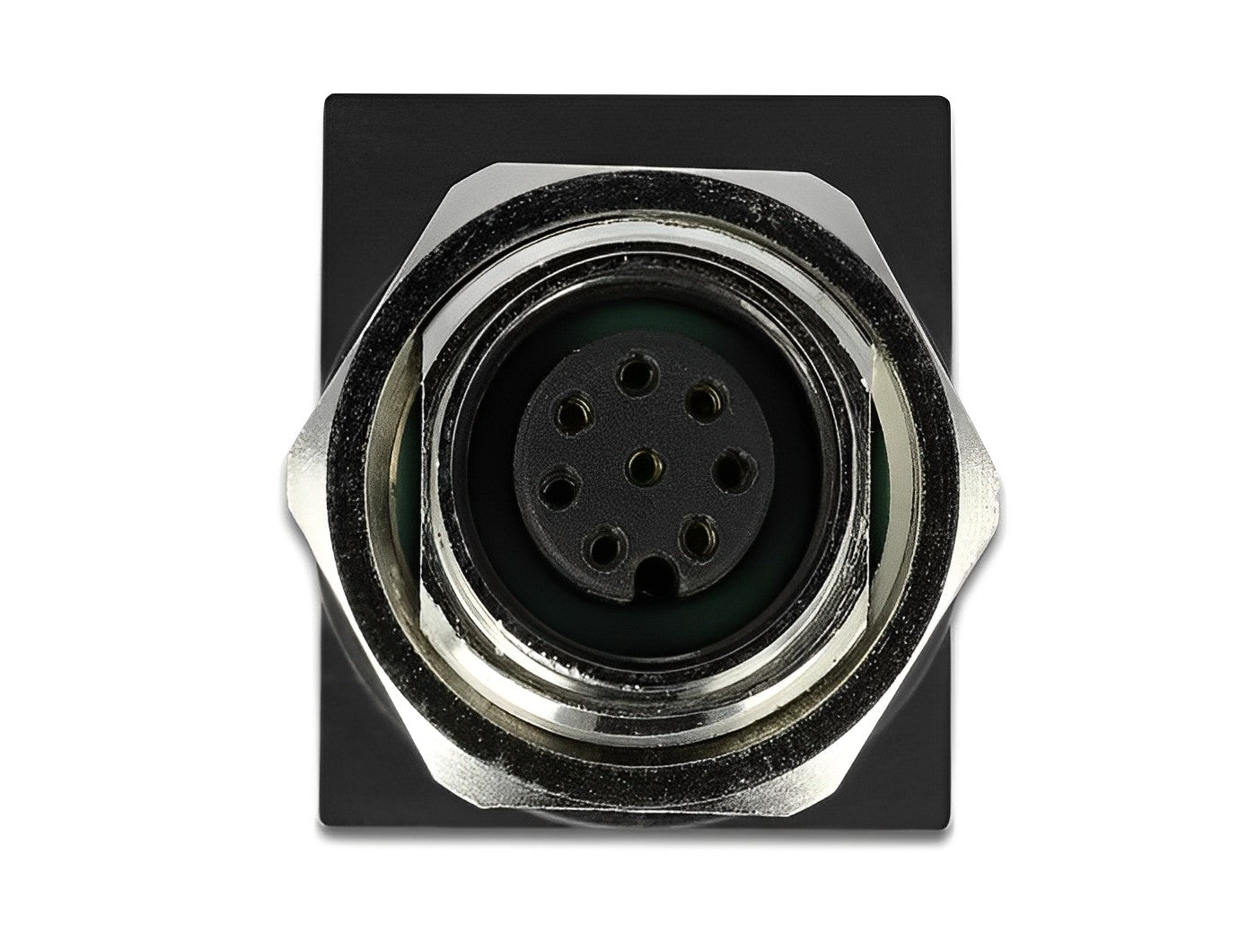 מתאם M12 Cat.6A PUR (TPU) שקע 8pin A-coded לשקע RJ45 - delock.israel